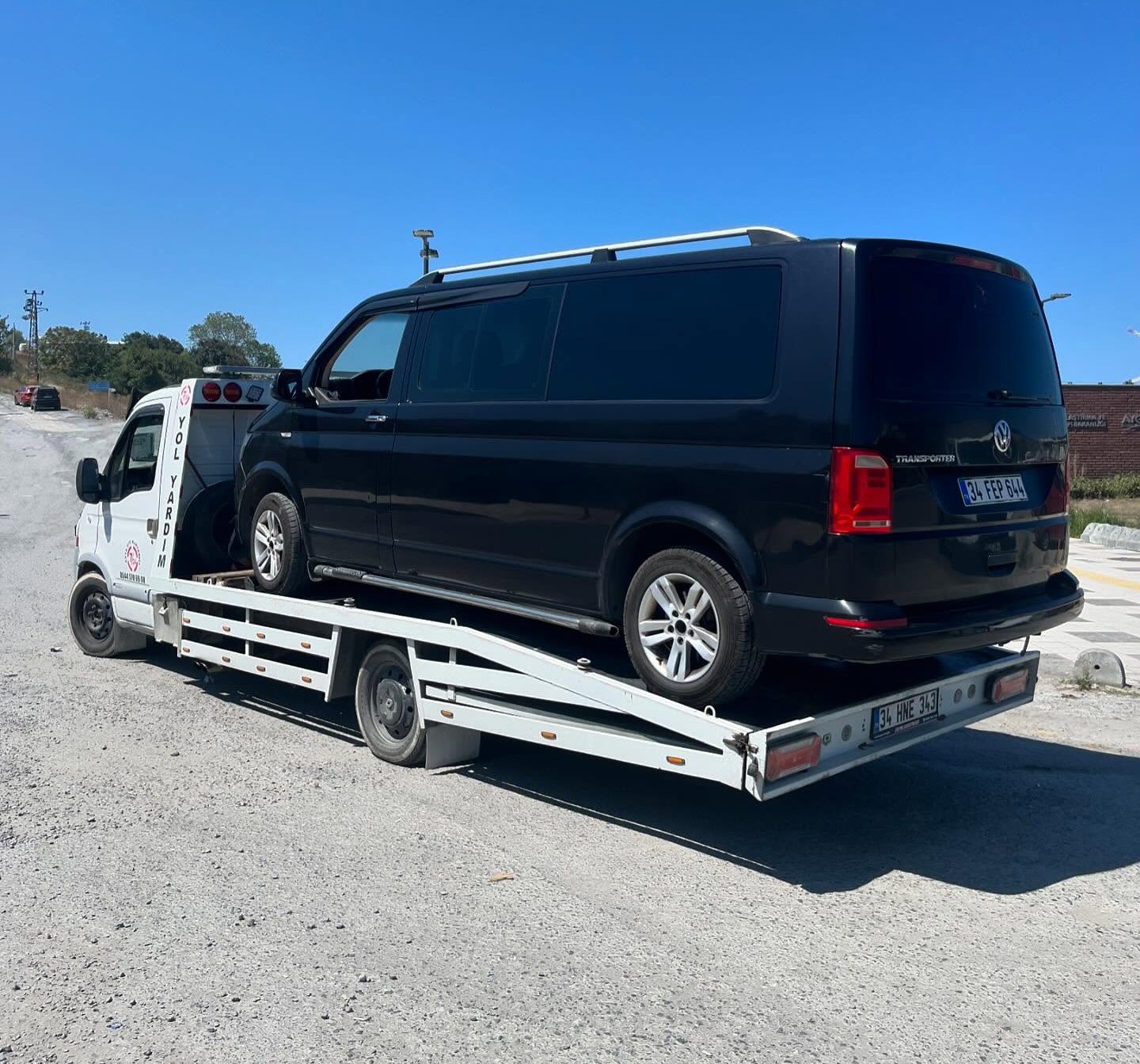 çağrı oto çekici arnavutköyden otomobil çekerken